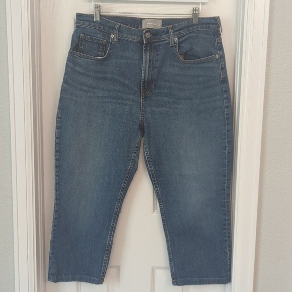 Everlane high waist straight ankle jeans size 32